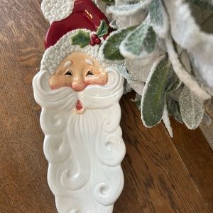 Fitz and Floyd Snack Therapy Santa Server